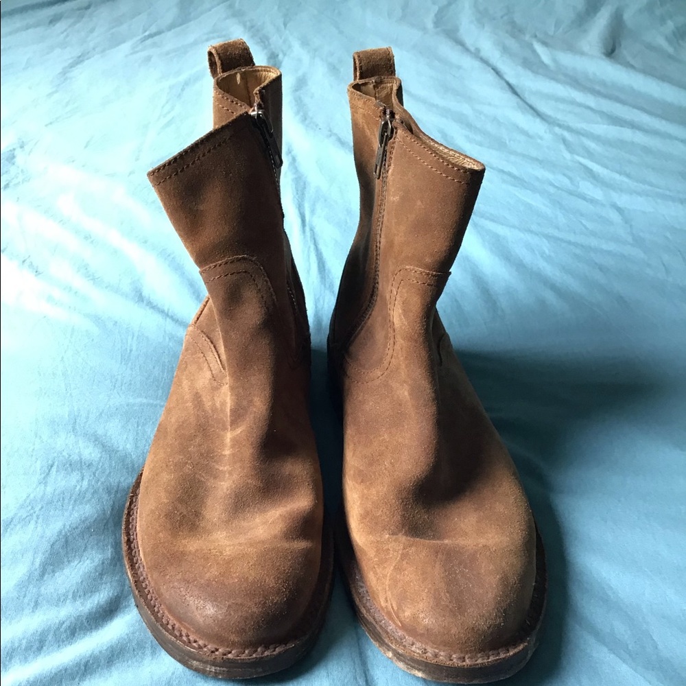 Frye suede boots